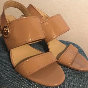 Womens Coach Tan Heels (size 7.5)